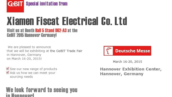 Фіскат буде виставляти на торговій саем CeBIT в Ханновері, Німеччині 16-20 березня 2015
